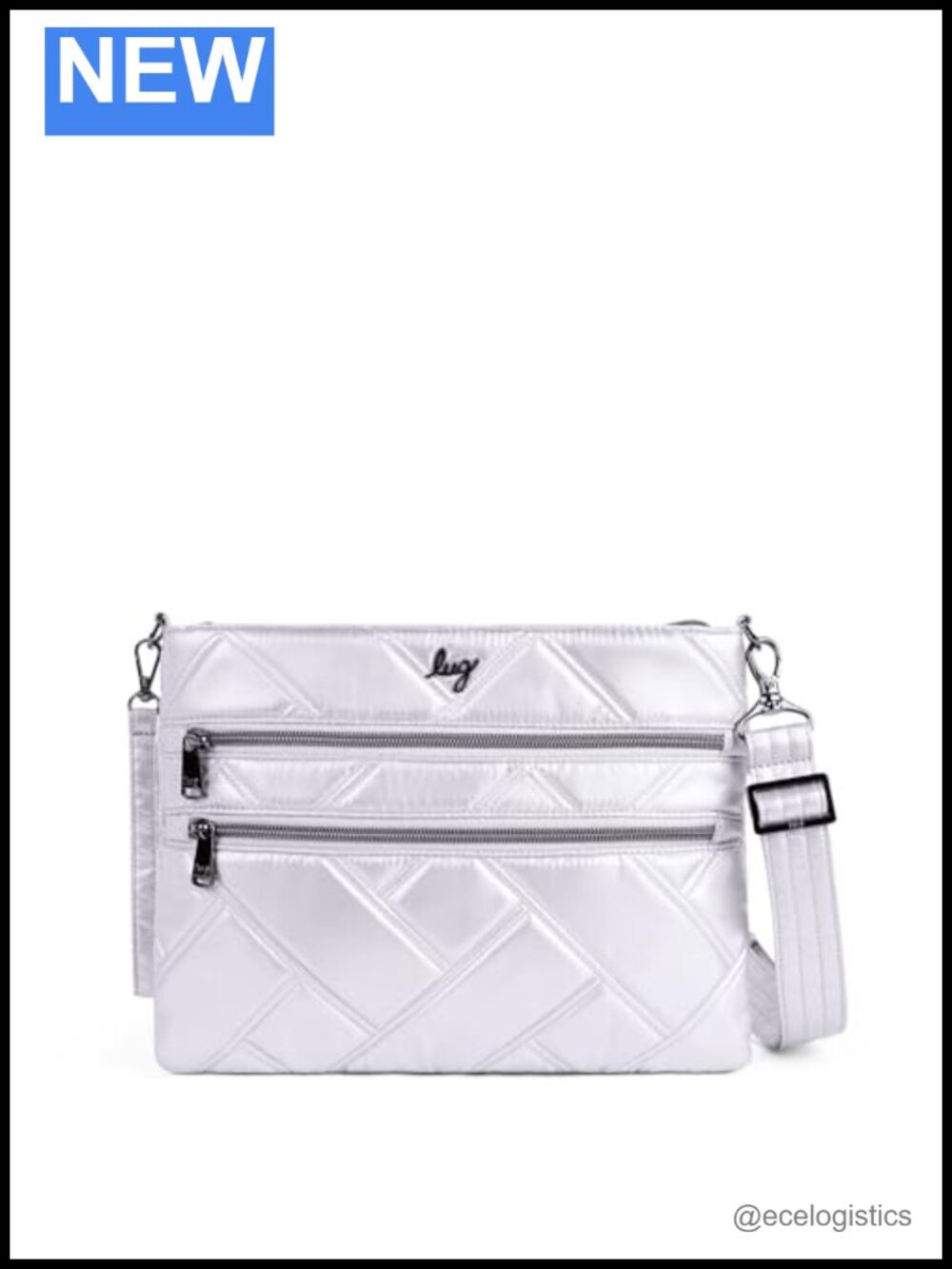 Crossbody Bag RFID Protection Polyester Removable Strap